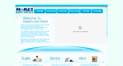 Desktop Screenshot of peopleslinen.com